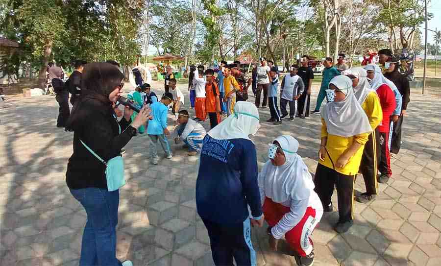 Perkuat Mental  Anak LKSA, Dinsosdukcapil Gorontalo Gelar Outdoor Games