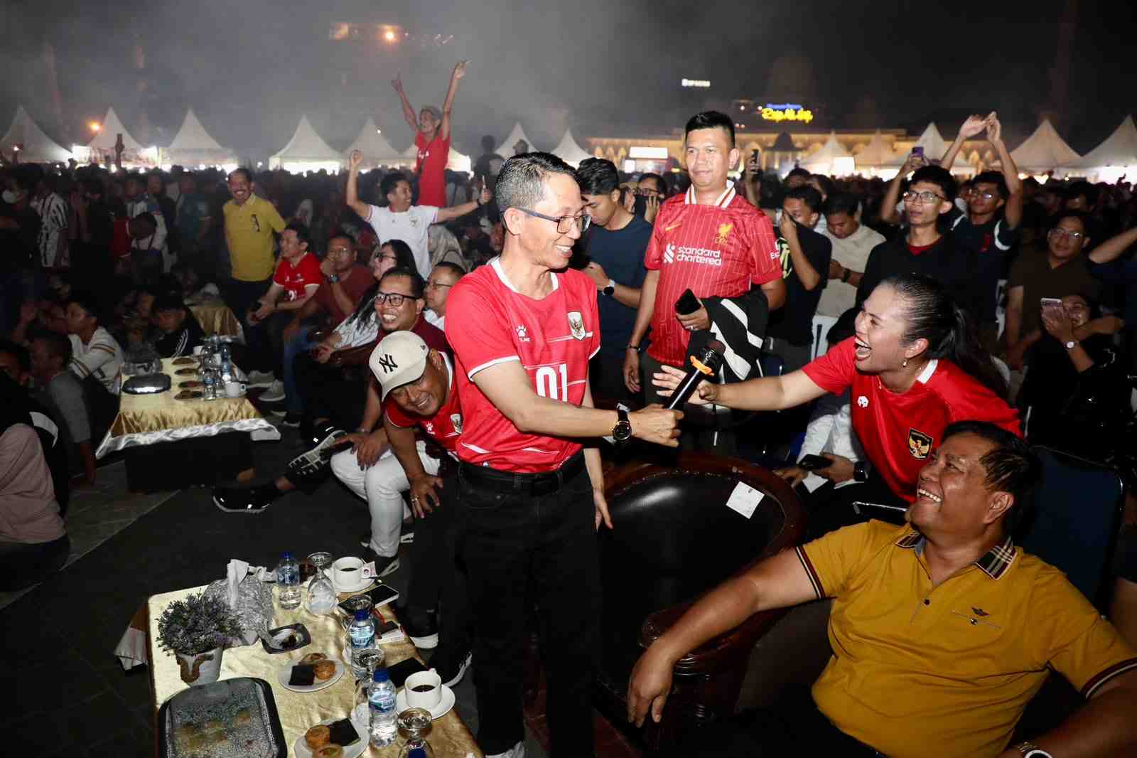 Indonesia Juara FIFA ASEAN Cup 2026, Ribuan Warga Batam Rayakan Kemenangan di Engku Putri