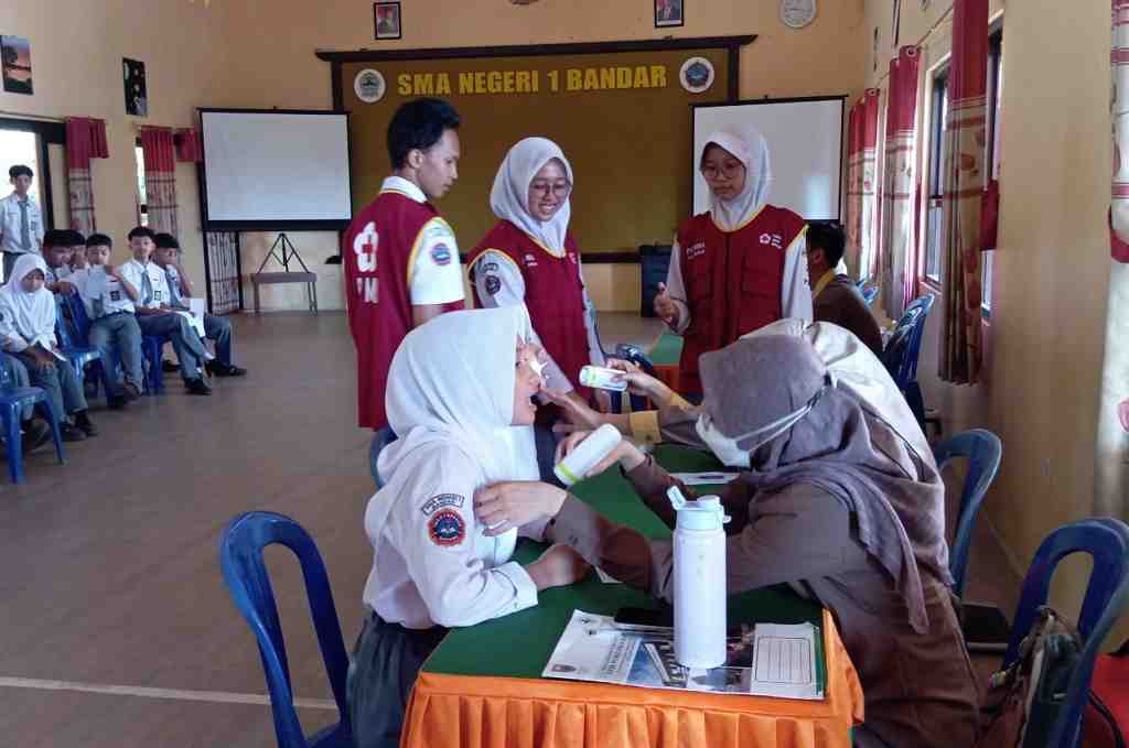 Puskesmas Ajak Siswa SMAN 1 Bandar Batang Melek Penyakit
