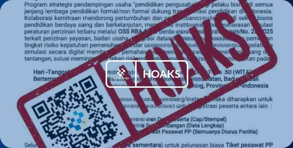 [HOAKS] Undangan Seminar Diskusi Mengatasnamakan Kemendikdasmen