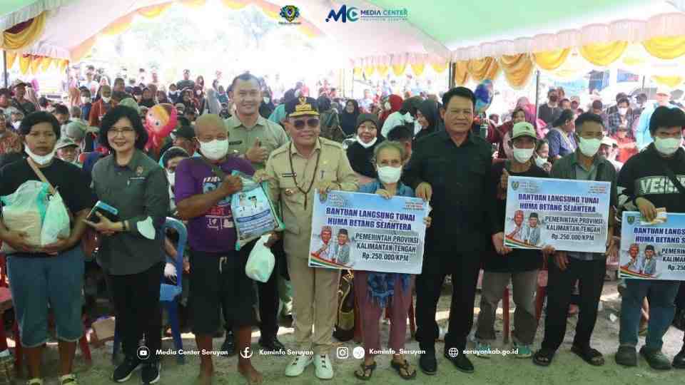 Pemprov Kalteng Salurkan Bantuan dan Layanan Sosial di  Seruyan