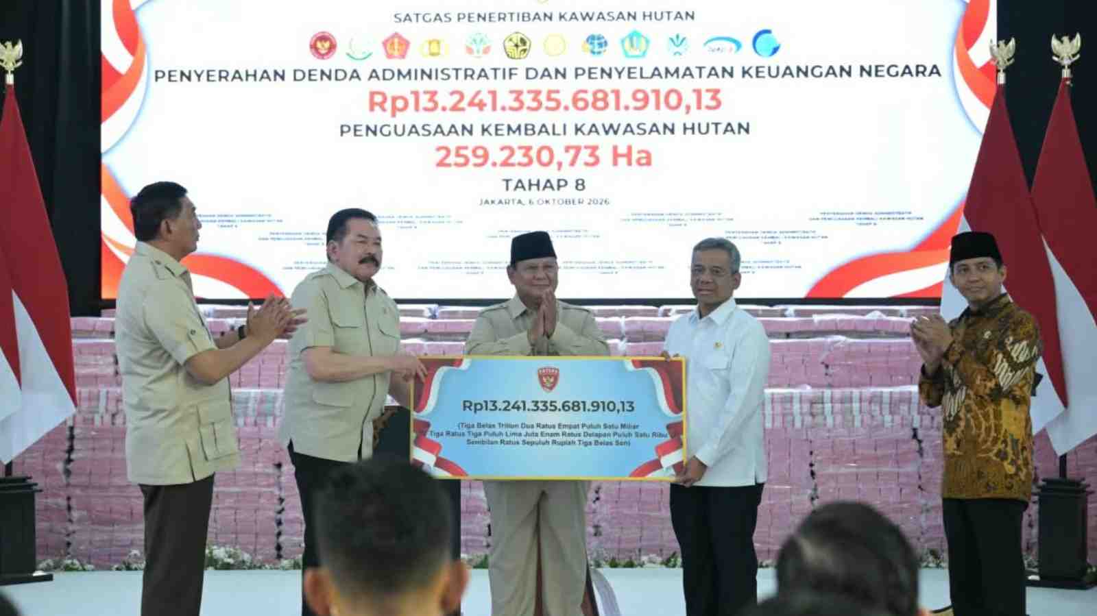 Kawasan Hutan Dipulihkan, Penerimaan Negara Mencapai Rp13,24 Triliun