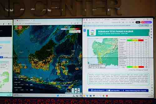 Karhutla di Kalbar makin Terkendali, Titik Panas Turun Signifikan