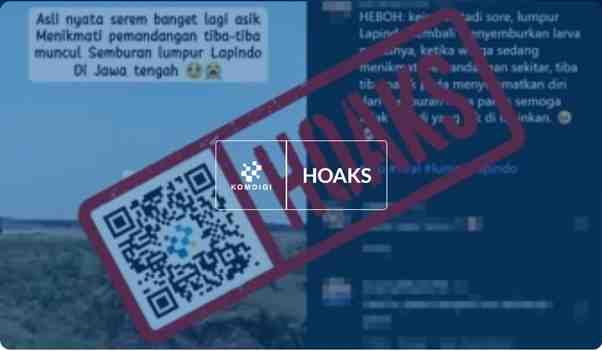 [HOAKS] Lumpur Lapindo Kembali Menyemburkan Lumpur Panasnya