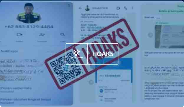 [HOAKS] Akun WhatsApp Mengatasnamakan Plt Kepala Dinas PUPR H. Rody Kabupaten Barito Utara