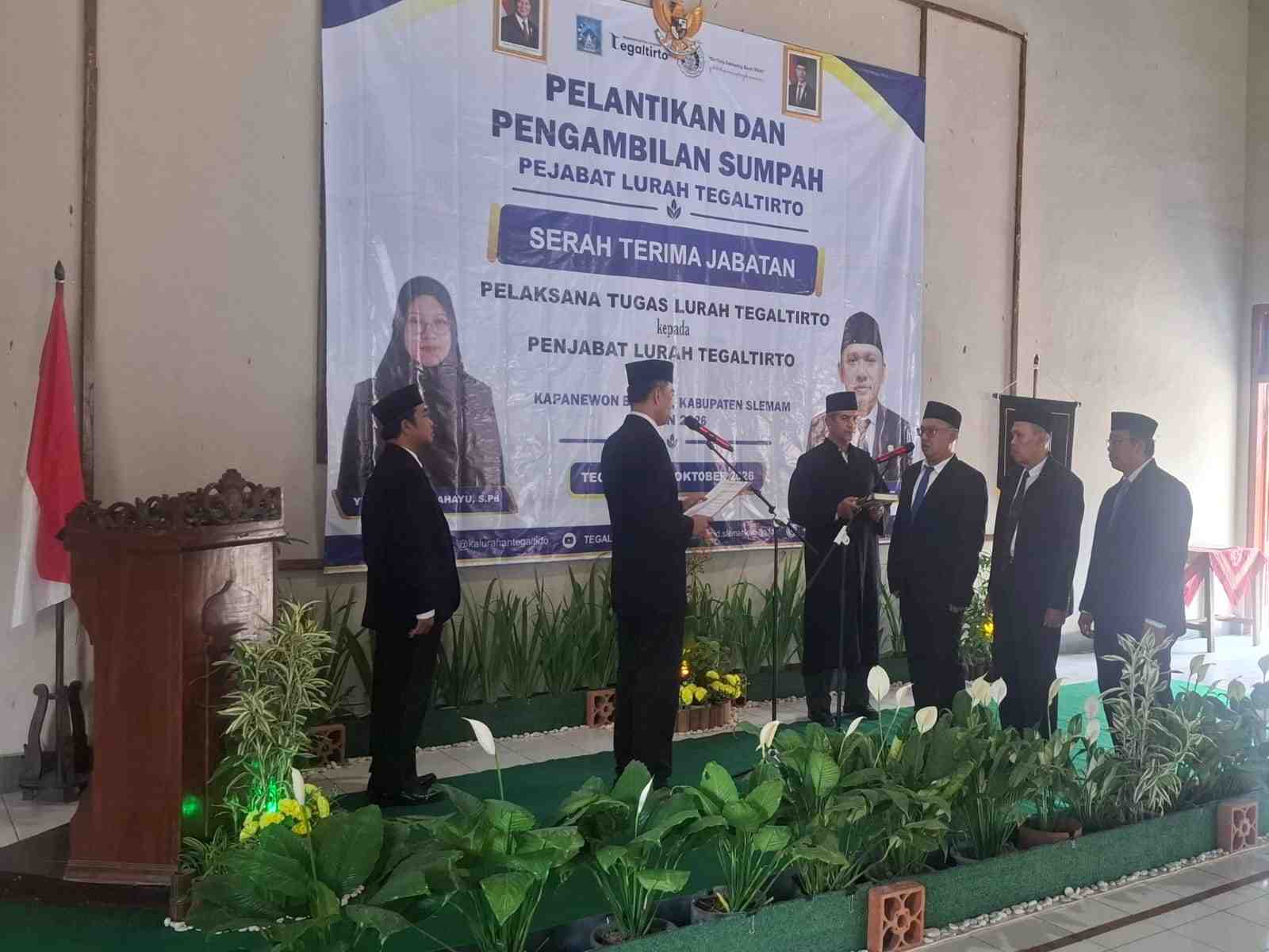 Pengisian Jabatan Definitif, Pemkab Sleman Instruksikan Pj. Lurah Tegaltirto Bentuk Panitia PAW